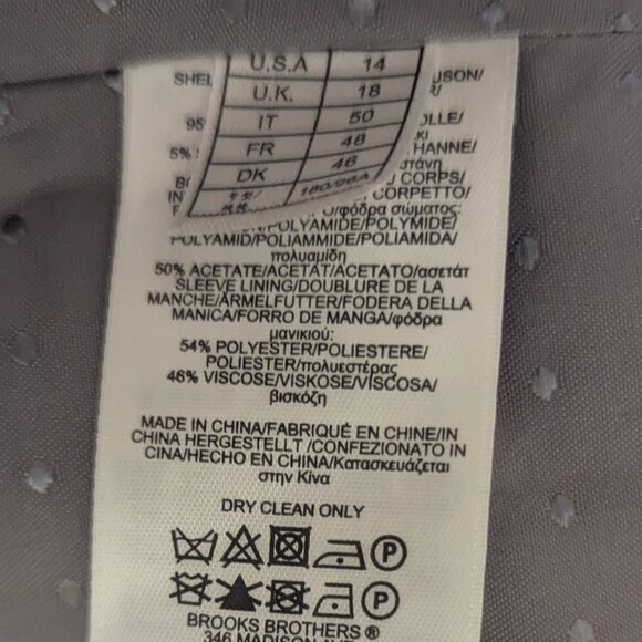 Brooks Brothers Red Fleece Blazer Pinstripe 3 Button Heritagecore Preppy Prep - Picture 7 of 9